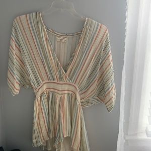size small urban outfitters colorful romper